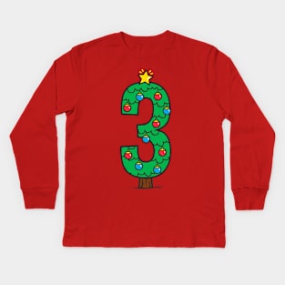 Christmas 3 Kids Long Sleeve T-Shirt